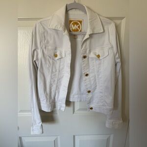 Michael Kors White Denim Jacket